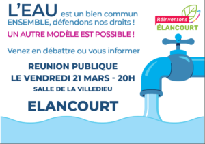 Invitation à la réunion publique le 21 mars 2025